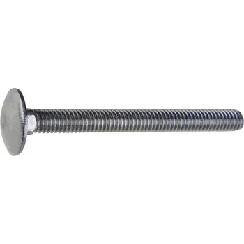 Šroub Vratový šroub M6x20, plochá široká půlkulatá hlava, nerez A2, 100ks