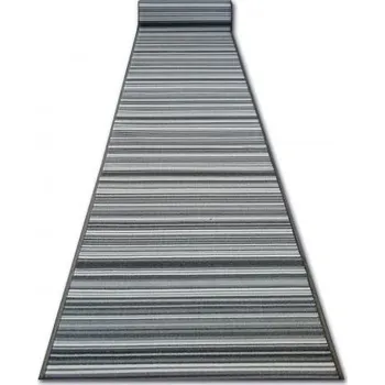 Koberec Balta Běhoun pogumovaný SKY LINES pruhy šedý Šíře: 67 cm