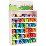 small foot Displej vláček barevná abeceda 180 ks