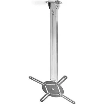 Televizní držák NEDIS stropní držák pro projektor/ Full motion/ nosnost 10 kg/ otáčení 360°/ 4 ramena/ ocel/ šedý