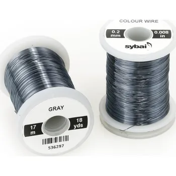 Barevný drátek Sybai Colour Wire Gray 0,2mm