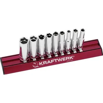 Gola sada KRAFTWERKTOOLS Sada 1/4" nástavců 3/16"-1/2" /50mm 9ks MAGALU