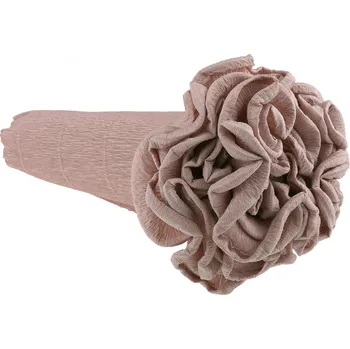 Krepový papír Krepový kornout 25cm x 2,5m 17E/1-PUDROVÁ