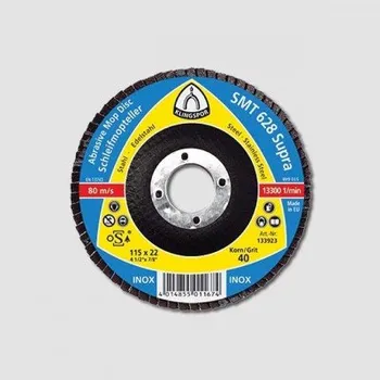 Brusný kotouč Kotouč lamelový SMT624 115mm,zr. 36 NEREZ OCEL KL322764 KLINGSPOR KL322764