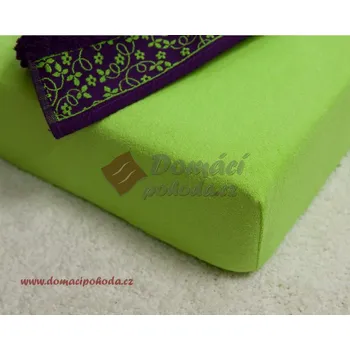 Prostěradlo Smolka | Prostěradlo froté 140x200 - limetkové