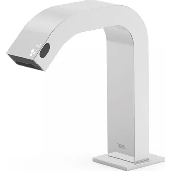 Vodovodní baterie Tres Electronic Basic Umyvadlová baterie s bezdotykovým dávkovačem mýdla, chrom, 39210304