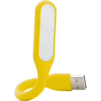 Čtecí lampička USB LED lampa - Žlutá