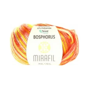 Příze Mirafil Bosphorus multi 216 oranžovo-žlutá