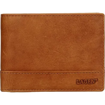 Peněženka Pánská kožená peněženka Brown LM-64665/V s RFID, Lagen