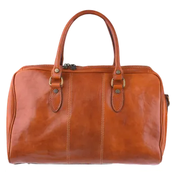 Cestovní taška NovaKabelka.cz Kožená cestovní taška Augustus Camel