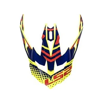 Auto-moto LS2 MX470 PEAK BOMBER YELLOW BLUE RED