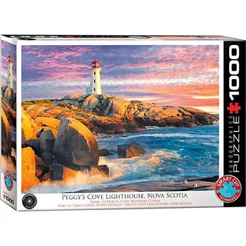 Puzzle Eurographics Maják v Peggy‘s Cove, Nové Skotsko 1000 dílků