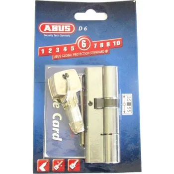 Vložka do dveří ABUS Vložka D6 35+55 Nikl - blistr