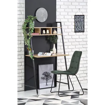 Psací stůl Recenze Halmar Narvik B2 černý/dub sonoma