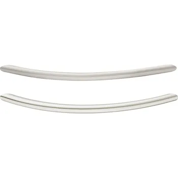Nábytkové kování Ocel. úchytka oblouková barva nerez, délka 392 mm