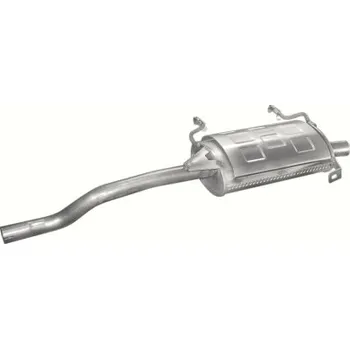 Zadní díl výfuku Výfuk POLMO - zadní tlumič - díl výfuku SUZUKI Swift 1.0i, SUZUKI Swift 1.3, SUZUKI Swift 1.3i (PR 25.02 [288-091])