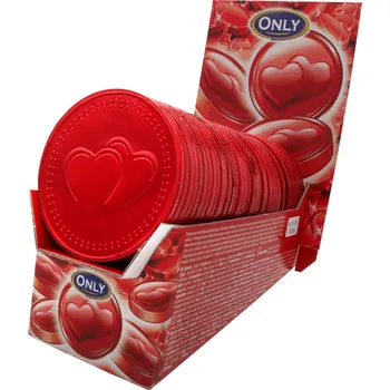 Čokoláda Only Velké čokoládové medaile srdíčka 21,5 g