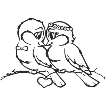 Obraz PTÁČCI NA VĚTVIČCE pískování obrázku (Pískování obrázku na sklo z naší nabídky)