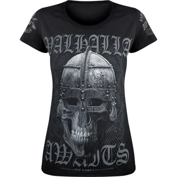Dámské tričko tričko dámské - VIKING - VICTORY OR VALHALLA - VOV018DA - L
