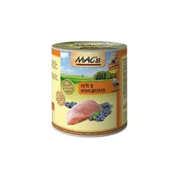 Krmivo pro kočku Konz. MACs Cat KRŮTA a BORŮVKA 200 g