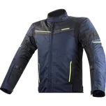 Bunda na motorku LS2 SHADOW modrá černá fluo žlutá 4XL