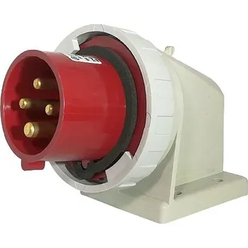 Elektrická zásuvka Průmyslová vestavná přívodka úhlová IRG 1643 400V, IP67, 16A, 4-pól (SEZ IRG 1643)