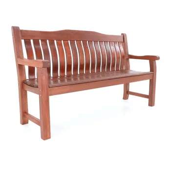 Zahradní lavice VeGA Rodos lavice tmavě červená