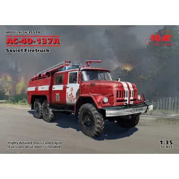 Plastikový model 1:35 AC-40-137A Soviet Firetruck (4x Camo)