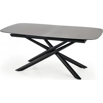 Jídelní stůl Halmar Capello 180 x 95 cm šedý/černý