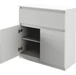 Max-i Kombinovaná komoda s dvířky a zásuvkou 1Z 2D LETON Zvolte barvu:: bílá