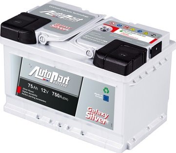Autobaterie 12V 75Ah AUTOPART GALAXY SILVER 750A 278x175x175mm