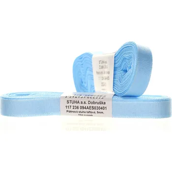 Stuha Stuha a.s. Dobruška Bleděmodrá 9 mm / svazek