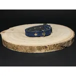 Palkar obojek z velurové kůže pro psy 20 cm x 12 mm modrá (Palkar obojek z velurové kůže pro psy 20 cm x 12 mm modrá)