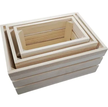 Úložný box Amadea Sada 3 bedýnek 34 x 15 x 24 cm