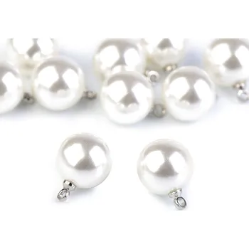 Knoflík Perla s očkem / knoflík Ø11 mm