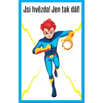 Pexeso Karty máš super pochvalu 30 ks - Jsi hvězda! Jen tak dál!