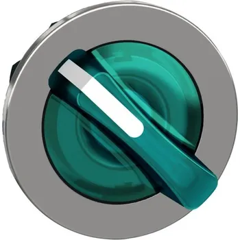 vypínač a zásuvka ZB4FK1233 Ovládací hlavice otočná otočná, zapuštěné provedení, Zelená, 2 pozice pevné, Schneider Electric