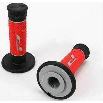 PROGRIP gripy PG790 OFF ROAD (22+25mm, délka 115mm) barva šedá/černá/červená (trojdílné) (790-229) (PG790/7)