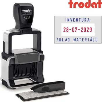 Sestavovací razítko Trodat 5435, datum + 2 řádky textu