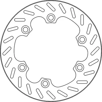 Brzdový kotouč Brzdový kotouč MotoMaster Vintage HONDA CR 125/250 87-88 Zadní