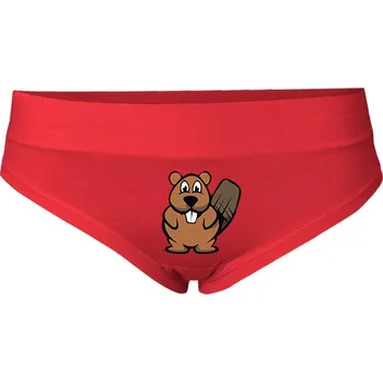 Kalhotky Dámske kalhotky - HELE BOBR, Barva látky bílá, Střih Tanga, Velikost XS