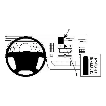 Brodit ProClip montážní konzole na palubní desku pro Chevrolet Express 08-16, 854203