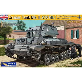 Plastikový model Gecko Models 1/35 Kreuzer Panzerkampfwagen M.II Sd Kfz 742(e) A10