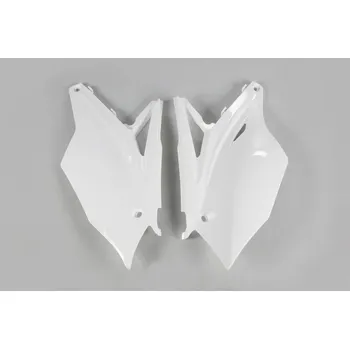 UFO boční tabulky zadní KAWASAKI KXF 450 16-17, barva bílá