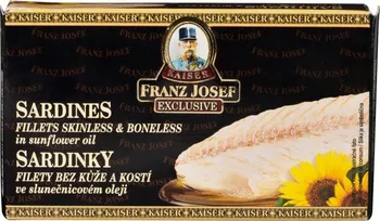 Nakládaná potravina Franz Josef Kaiser Sardinky filety v oleji 90 g