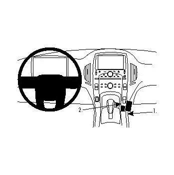 Brodit ProClip montážní konzole na palubní desku pro Opel Ampera 11-15, 854664