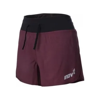 Inov-8 RACE ELITE 4" SHORT W plum black 38; Červená kraťasy + DÁREK DLE VÝBĚRU!