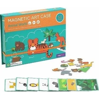 Magnetická kreslící tabulka MierEdu Kreativní magnetická sada zvířátka