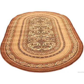 Koberec Orfa Kusový koberec STANDARD ARALIA ovál - světle hnědý - 150x250cm