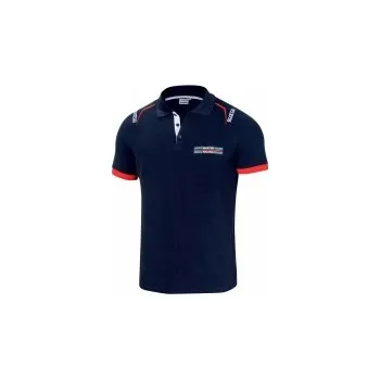 Pánská košile Sparco polokošile Embroideries Martini Racing tmavě modré